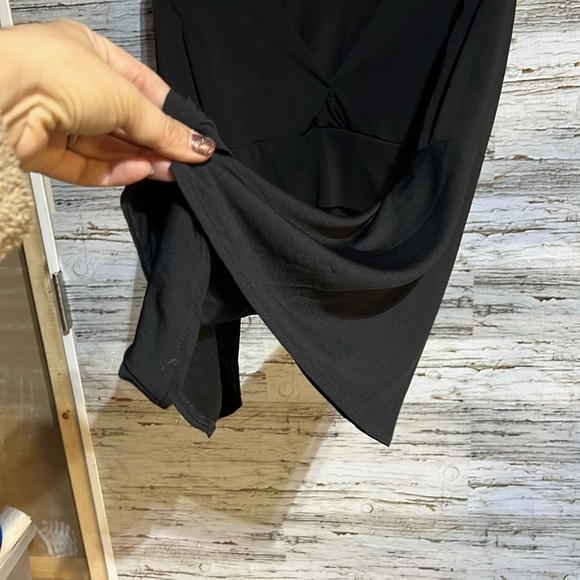 🇺🇸 SHEIN black long sleeve crop top size small - Picture 3 of 8